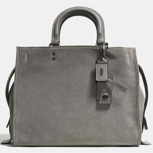 Coach Rogue 31 Heather Grey Suede